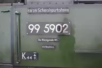 Lokschilder der 99 5902