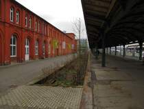 Der ehemalige Bahnsteig 1 in Kassel Hbf; 04.04.2012