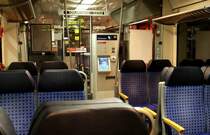 Ostermontag 2012 auf der letzten Fahrt von Berlin-Lichtenberg �ber Berlin-Gesundbrunnen nach Templin-Stadt. Die RB 12 mit dem 646-er, mal von innen gesehen.