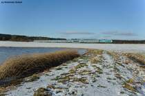 Unbekannte 223 mit ALX 84115 von Hof Hbf nach M�nchen Hbf bei Oberteich, 15.01.2012