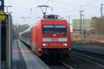 101 073-5 mit IC 2332 nach K�ln bei dr Einfahrt in Recklinghausen 13.4.2012