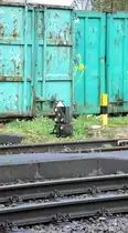 Seltenheit in der Signalwelt: Zwerg mit Abfahrbefehl, wie in Hornussen. (12.04.12)