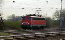 110 489 fuhr am 11.04.12 Lz durch Sch�nflie� Richtung Stralsund.