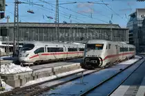 M�nchen Hbf am 18.02.12: ICEs satt