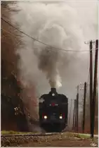 Anl�sslich der Strecken�bernahme durch die Traisental-G�lsental GmbH, gab es heute den Nostalgiesonderzug SR 14602 von St.P�lten Hbf nach St. Aegyd am Neuwalde.Gezogen wurde dieser Zug von der 93.1420, hier zu sehen nahe Furthof. 15.4.2012 

