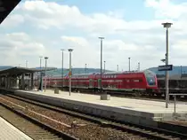 2012-04-17 - �berf�hrung Doppelstockzug f�r Staasbahn Israel im Bahnhof Bautzen