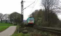 Die Cobra 2831 f�hrt die Gemmenicher-Rampe herunter nach Aachen-West mit einem Kesselzug aus Belgien.
Aufgenommen am Gemmenicher-Weg auf der Montzenroute am 13.4.2012.
