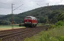 218 387-9 als Lz 48000 Hamburg - Marburg, am 23.07.2011 bei Einb.-Salzderhelden