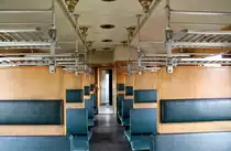 Fr�hlingsfest im Bw Berlin-Sch�neweide am 15.04.2012.Innenansicht des historischen Schnellzugwagen C4� (50 80 28-11 100-5)des Traditionszug e. V., eingereiht als Wagen 11 in den historischen Schnellzug Berlin.