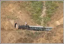 Bergfahrt der 442.59 durch die steil abfallenden Kakteenh�nge zwischen Arbaroba und Shegerini. (02.02.2012)