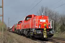 261 070-7 bei Hannover-Limmer mit einer �bergabe aus Seelze nach Hannover-Linden (01.04.2012)