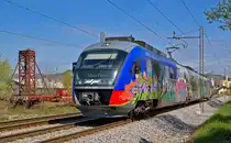 S� 312-109 f�hrt durch Maribor-Tabor Richtung Zidani Most. / 10.4.2012