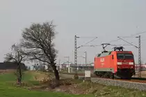 152 123 fuhr am 24.3.12 als Lz durch Neuss-Allerheiligen.Die Lok war auf dem Weg nach Neuss-Nievenheim,wo sie sp�ter den  Nievenheimer  �bernahm.
