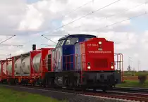 Mit der SBB Cargo 203 558-2 begann der Diesellokreigen an diesem Freitag den 20.4.2012