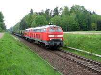 217 017 und 217 018 mit FR 51027 in T��ling (10.05.2006)
