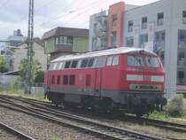 Nach der Ankunft mit ihrem Spritzzug hei�t es f�r 225 101 umsetzen in Worms Hbf.