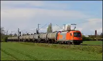 1216 901 von RTS mit Kesselzug am 21.04.12 in der N�he von Neuss