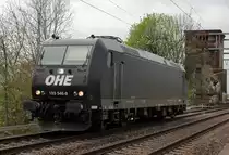 185 546-9 der OHE Lz an der S�dbr�cke am 27.04.2012