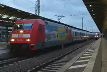101 037-0 (Klagenfurt) steht mit dem EC 217 Saarbr�cken - Graz am 27.04.2012 in Kaiserslautern