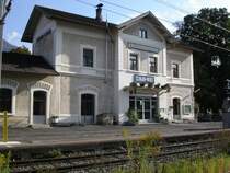 Bahnhof Schaan-Vaduz im Sp�tsommer 2005