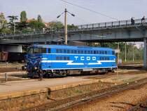 diese Lok rangiert leider nur einmal kurz durch den Bahnhof. Von �u�ereren her scheint sie franz�sische Eltern zu haben.