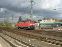 218 459-6 auf dem Bahnhofsgel�nde in Neum�nster am 19.04.2007
