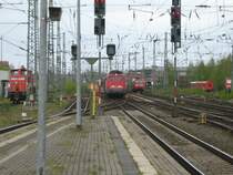 Bahnhof Neum�nster am 19.04.2007