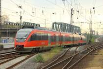 DB Regio 644 538-0 mit 644 064-7 in K�ln Deutz am 14.4.2012 
