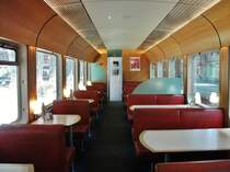 Das Spei�eabteil in einem IC-BordRestaurant. Gesichtet am 01.Mai 2012 in Frankfurt(M).