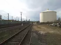 Die Ostgruppe in Lehrte, mit den Alten Zuckersilo, am 10.04.2012.