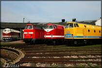 Farbvarianten beim U-Boot in Weimar am 15.4.2012 