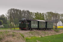 Die IK No.54 rollt am 29.04.2012 aus Naundorf kommend ins D�llnitztal.