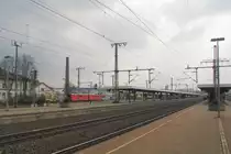 Die Bahnsteige 7, 6 und 4 in Fulda; 04.04.2012