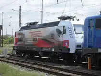 Am Mittag des 12.05.2012 stand 145 023 in Stendal abgestellt.