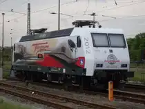 Am Abend des 11.05.2012 stand 145 023 in Stendal abgestellt.