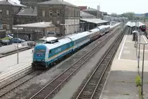 223 068 ist mit ihren Alex aus M�nchen eingefahren.Hof(Hbf.)11.05.2012.