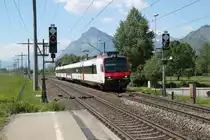 Regio von Ziegelbr�cke nach Chur,am 14.05.12 in Maienfeld