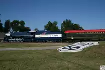 Direkt an der Historischen Route 66 in Tulsa steht die Baldwin Lokomotive Frisco  Meteor  # 4500 mit der Achsfolge 4-8-4. Die Aufnahme entstand auf meiner Route 66 Tour am 19. September 2011. 