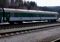 BDs 50548240106-2 ist am Bhf. Bayerisch Eisenstein f�r R829 bereitgestellt; 120328