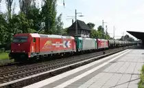 14.5.2012 Zepernick. HGK 185er im Dreierpack unterwegs nach Stendell: 575, 603 und 582.
