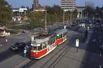 Frankfurt an der Oder 22 + 142, Platz der Republik, 11.10.1991.
