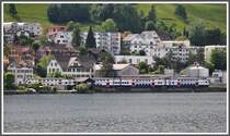 Ein RABe 514 bei W�denswil, fotografiert von einem Z�richseeschiff. (21.05.2012)