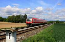 DB 610 520 als RE 3583 N�rnberg - Regensburg, KBS 855 Hof - Regensburg, fotografiert bei Zeitlarn am 09.05.2012