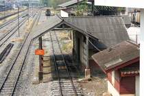 Gleisbr�ckenwaage des Bf. Phitsanulok am 14.M�rz 2012.