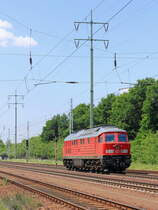Am Signal des Hauptgleises in H�he von Diedersdorf in Richtung Genshagener Heide muss 234 242-6 am 23. Mai 2012 warten.