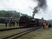 Diese Dampflok der Baureihe 99 fotografierte ich am Bahnhofsfest in Putbus am 20.05.2012

