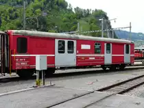 zb - Ehemaliger Post/Gep�ckwagen DZ 251-8 abgestellt im Bahnhofsareal von Stansstad am 08.05.2012