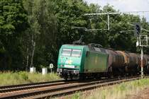 1.6.2012 145-CL 004 mit Kesselzug Richtung Berlin-Karow