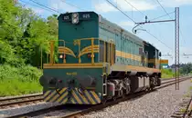 S� 644-25 f�hrt als Lokzug durch Maribor-Tabor Richtung Maribor-Studenci. /28.5.2012