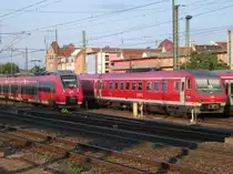 610 001 und 442 731 stehen am 28.Mai 2012 abgestellt in N�rnberg-D�rrenhof.